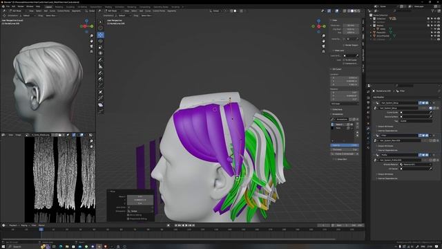 Realtime Hair Cards Tutorial ： 05 HairStyle1