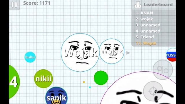Agar.io - Ням-Ням (android) смотреть онлайн