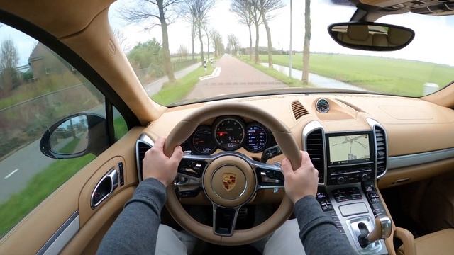 Porsche Cayenne 958.2 2015 [ 4.8 л. 519 л.с.] POV TEST DRIVE смотреть онлайн
