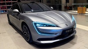BYD Yangwang U7 - 1300 л.с. Супер электромобиль, подробный внешний вид и интерьер. Обзор