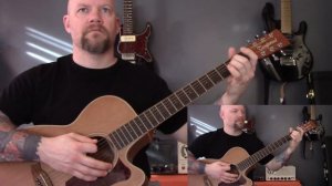 Black Metal On Acoustic Guitar - Burzum - Dunkelheit Cover