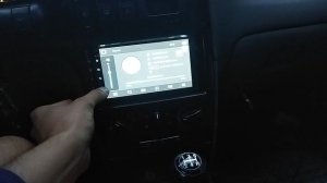 Установка автомагнитолы Android 2 din Pervoi CTC-7805D 2din 7" дюймов в Kia spectra