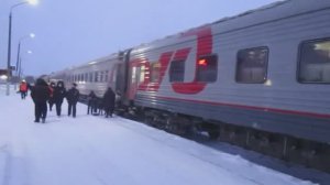 (Вагон Купе)  Скорый Поезд ТЭП70БС Рейс     Москва - Кинешма