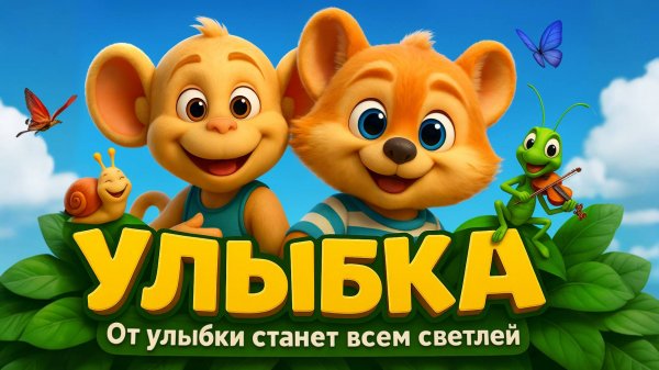 От улыбки станет всем светлей | Крошка Енот – «Улыбка» Песенка для детей.