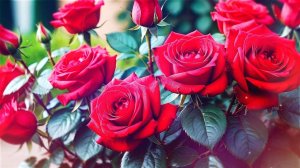 А УТРЕЧКО- ТО ДОБРОЕ! В МОЕМ САДУ РАСЦВЕЛИ РОЗЫ!