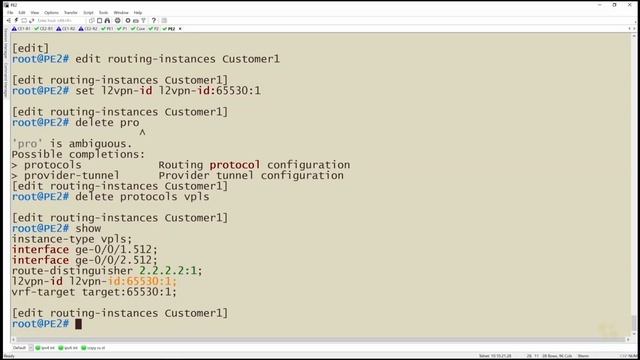 07. Configure the Routing Instance смотреть онлайн
