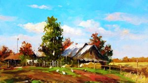 Летние пейзажи художника Сергея Крупского