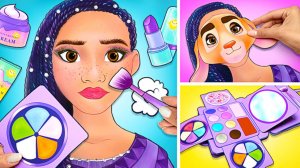 💄 Бьюти-бокс для бумажной Аши ✂️ весёлое преображение!