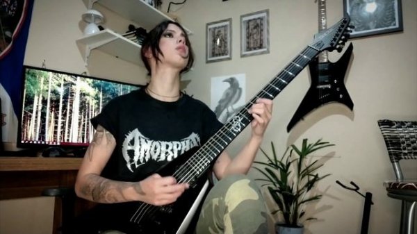 CRYPTA - One Take Guitar Playthrough Death Arcana - By Tainá Bergamaschi