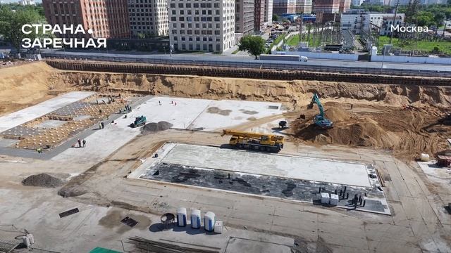 Ход строительства ЖК «Страна.Заречная» в Москве от застройщика «Страна Девелопмент», 01.07.2025 смотреть онлайн