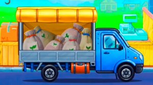 Мультик про машинки для детей - Продажа урожая