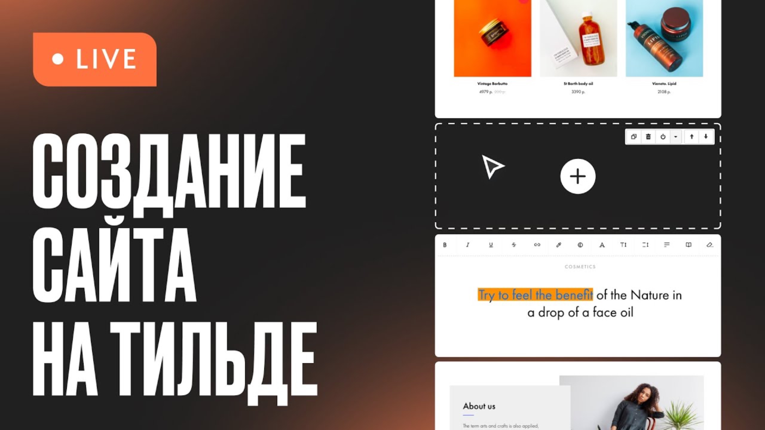 Создание сайта на Тильде — май 2025 смотреть онлайн