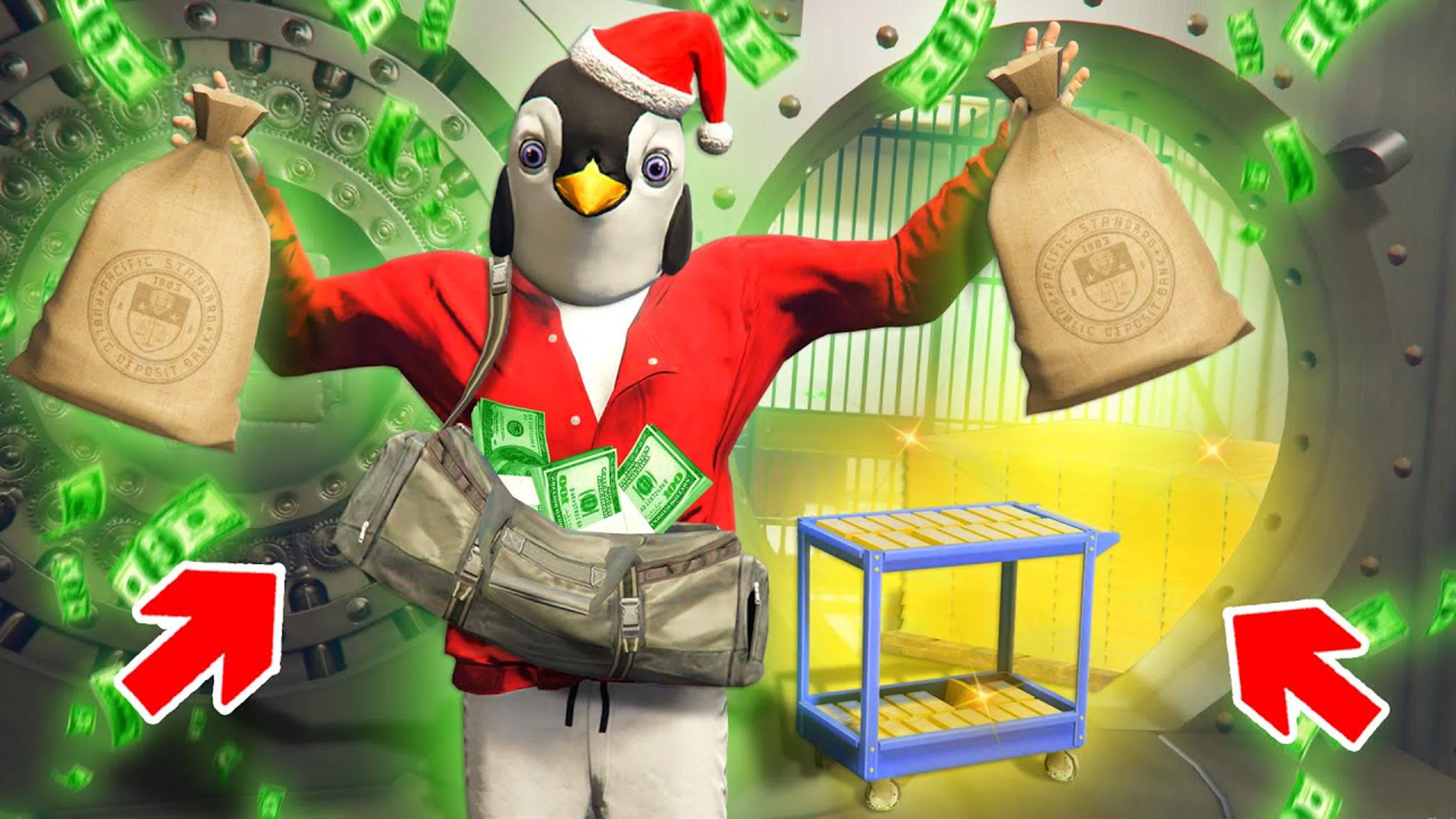 Ограбил банк и стал миллионером в гта 5 онлайн ! - реальная жизнь в gta 5 online смотреть онлайн