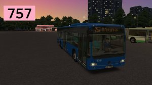 OMSI 2: Автобус №757 МЦД Рабочий посёлок - Метро Молодёжная