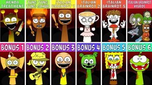 INCREDIBOX SPRUNKI 👥💎 | ВСЕ ОС и БОНУСНЫЕ ПЕРСОНАЖИ! | ВСЯ ЛИНЕЙКА WENDA TREATMENT 🌌🎭