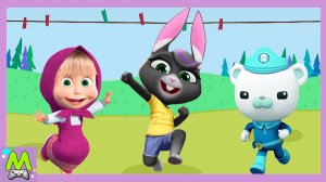 Говорящая Бекка vs Маша и Медведь vs Октонавты.Герои Мультиков в Гонках Наперегонки.Кто Быстрее