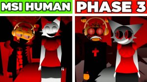 INCREDIBOX SPRUNKI 👤🎧 | MSI BUT HUMAN ФАЗА 3! | ОЧЕЛОВЕЧЕННЫЙ САУНД! 🤖✨