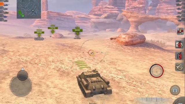 Wot Blitz - СУ-85 - тащим (android) смотреть онлайн
