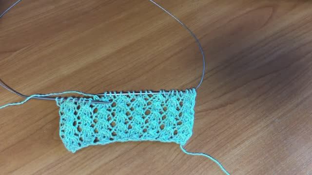 Узор спицами объёмные дорожки в ажуре смотреть онлайн