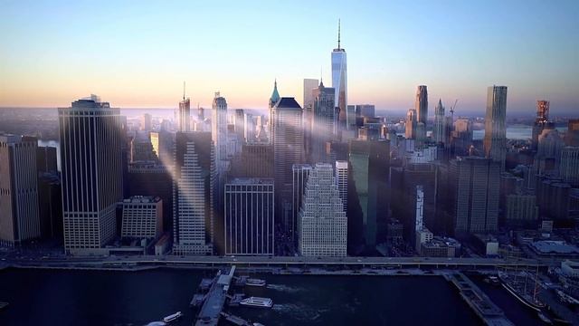 Футаж Мегаполис | Небоскрёбы Города | Видео Full HD (1920x1080) смотреть онлайн