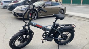 Тест на максимальную скорость складного электровелосипеда с полным приводом - Eco Drive V5 500W+500W