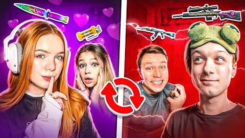 АБОВЕН и КЕНТ АПК vs КАЗАШКА и МАСЕЧКА ДУЭЛЬ но ОБМЕН СКИНАМИ в STANDOFF 2 смотреть онлайн