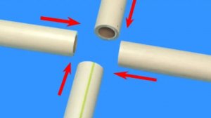 Обрезки ППР труб не выбрасываю! Самоделки из полипропиленовых труб