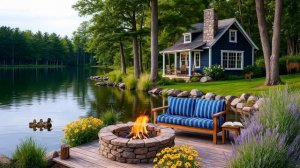 Атмосфера читального домика с успокаивающими звуками природы: птицами и пчёлами