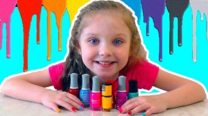 Волшебные лаки для детей / Цветная песня на английском языке и другие детские песенки с Лизой