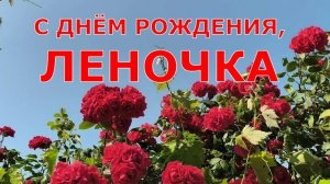 С ДНЁМ РОЖДЕНИЯ, ЛЕНОЧКА