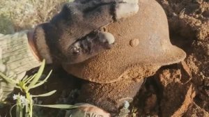 Раскопки немецкого опорника в Сталинграде