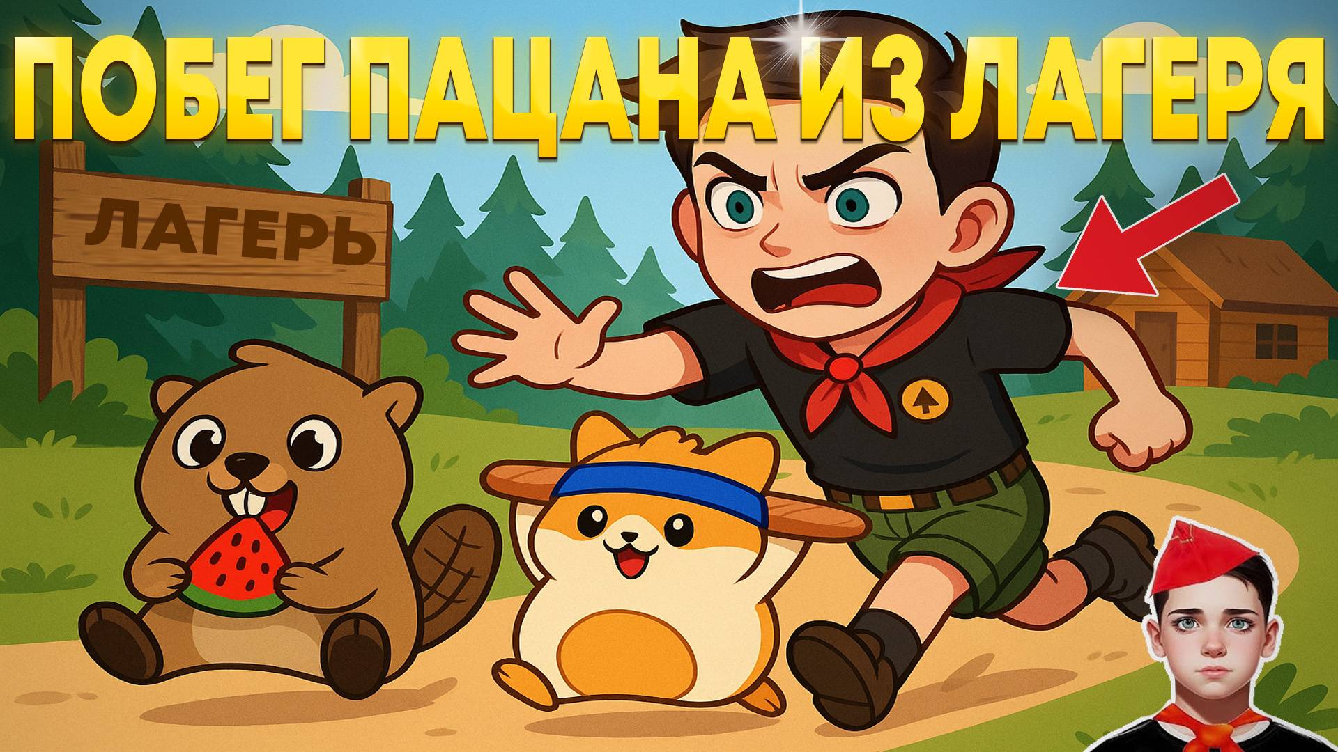 МЫ СБЕЖАЛИ ИЗ ЛЕТНЕГО ЛАГЕРЯ! ПОБЕГ СКУЛБОЙ ПАЦАНА 3 смотреть онлайн