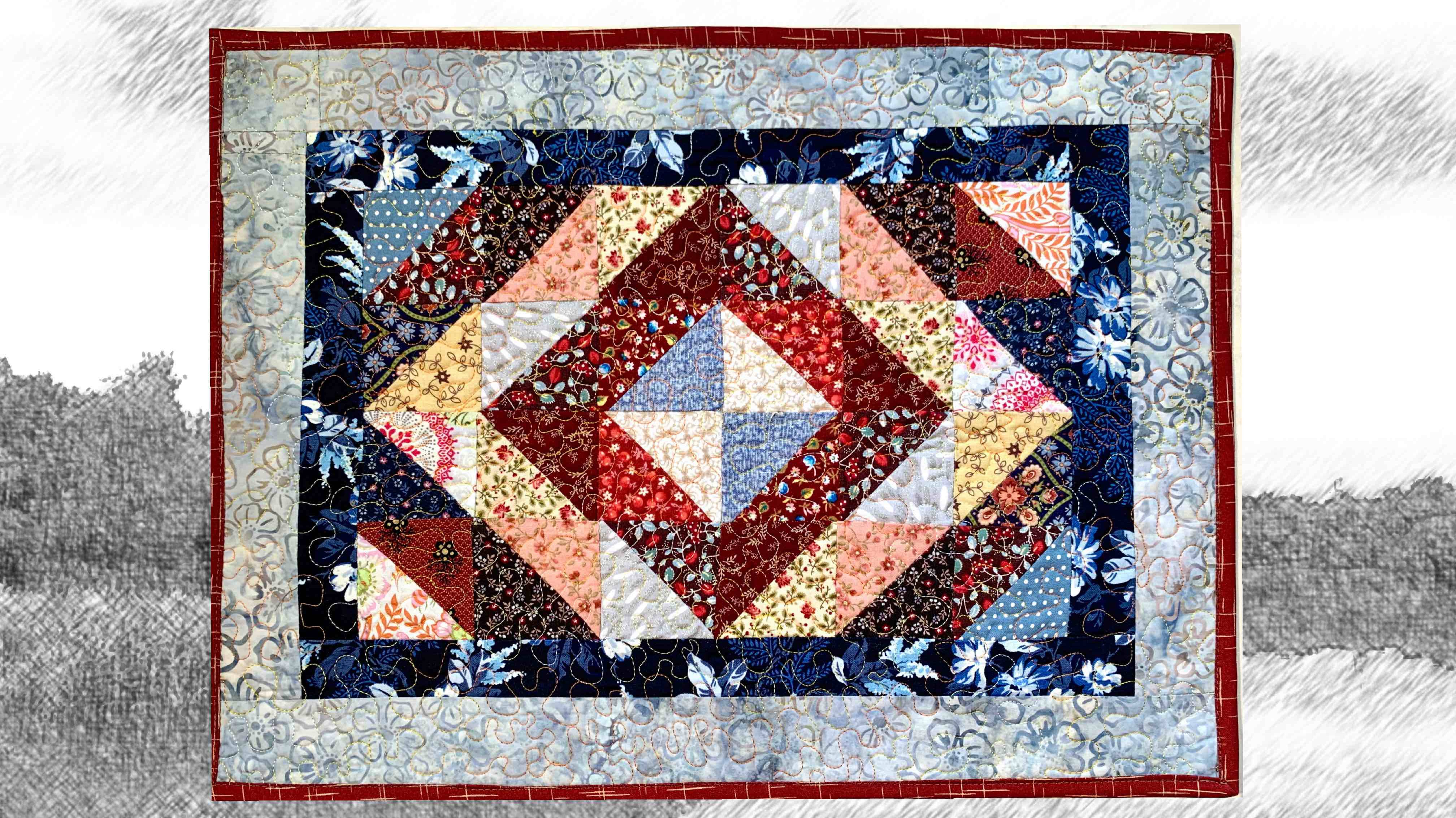 Как собрать ланчмат в русском стиле? Весь секрет - в тканях. смотреть онлайн