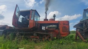 Запуск трактора ДТ-175С "Волгарь" после простоя