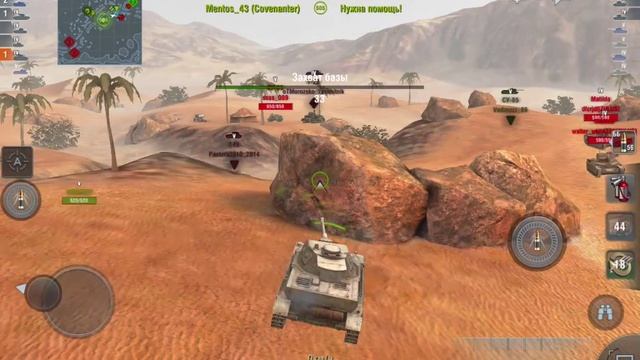 World of Tanks Blitz "Pz.IV D" - зажали (android) смотреть онлайн