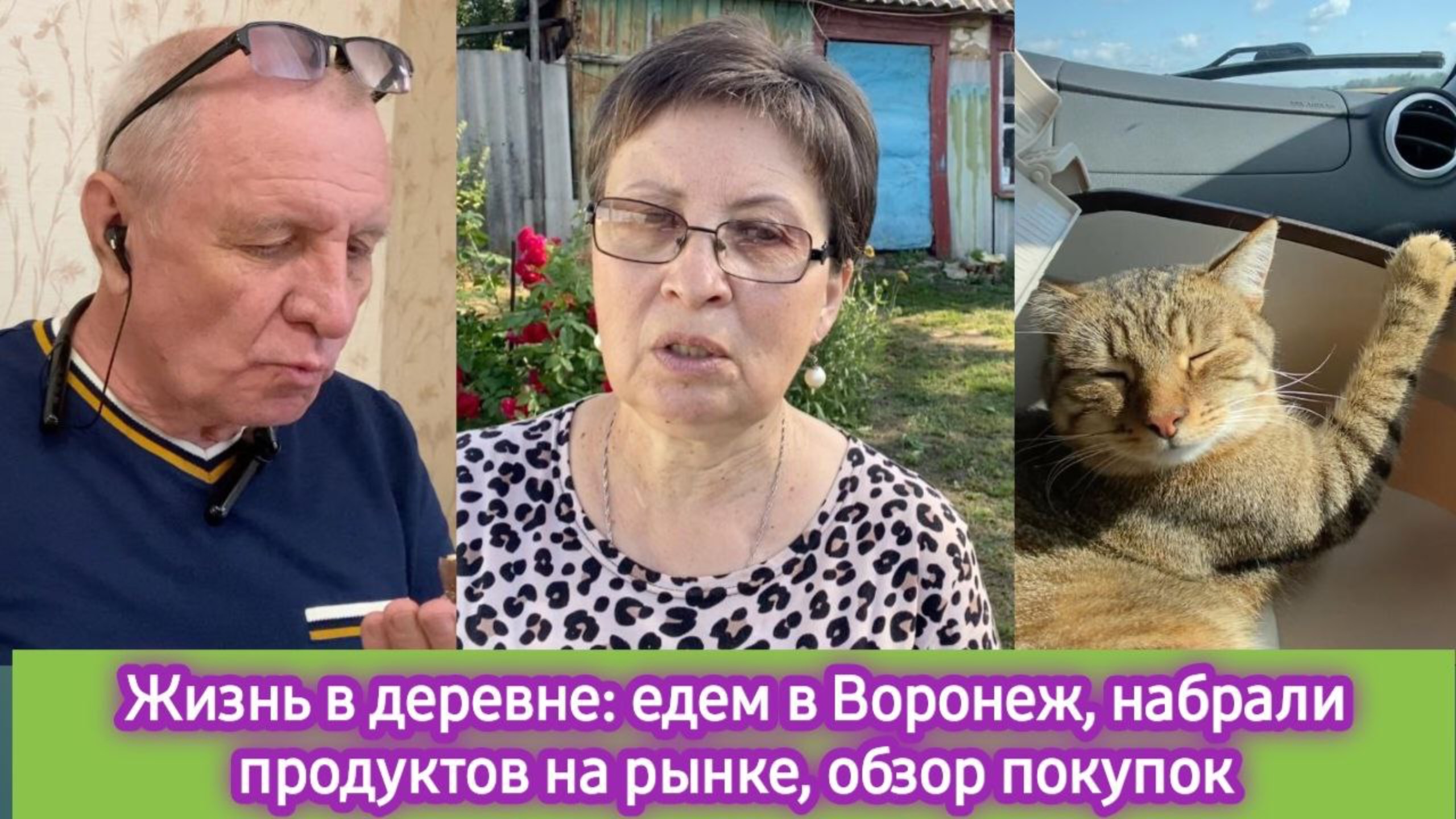 Жизнь в деревне: Приехали в Воронеж, набрали продуктов, обзор покупок смотреть онлайн