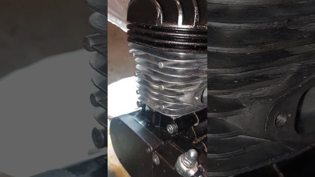 Веломотор F 100 перегрев.  Треснула гильза и задир на поршне.. F 100 лёгкий тюнинг.