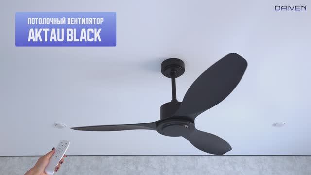 Потолочный вентилятор DAIVEN Aktau Black