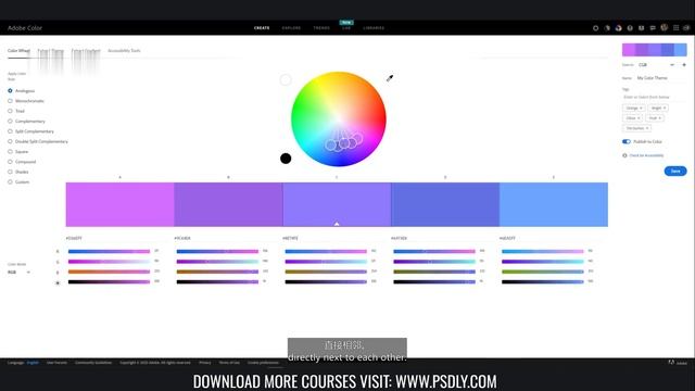 4.06 - Color Harmony (Complimentary, Analogue, Triadic)