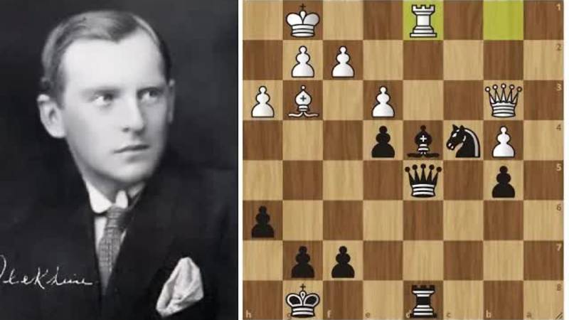Эффектным ударом кованым копытом Алехин сразил Капабланку! Шахматы.