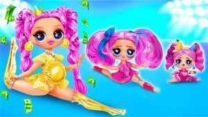 Девочка гимнастка растёт! Поделки для кукол ЛОЛ