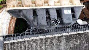 Как снять интеркулер MAN TGX