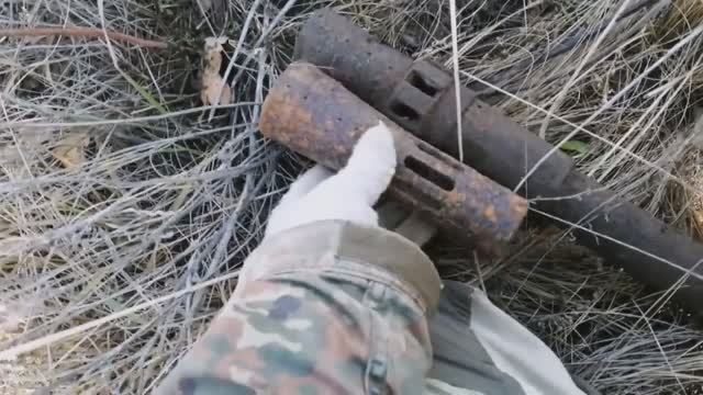 Раскопки блиндажа немецких зенитчиков Сталинград.