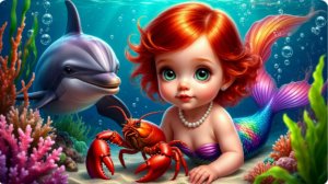 Русалочка и дельфин