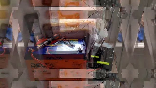 Delta GEL 100Ah (GEL 12-100) (6). Успешное окончание дозаряда. Отстаивание АКБ. Анализ (финишный).