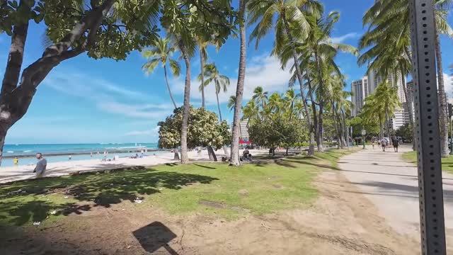 Walking Tour on the Streets and Beaches of Waikiki ☀️ HAWAII PEOPLE June 2025 #walkingtour #hawaii смотреть онлайн