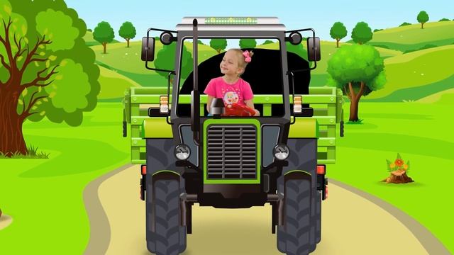 Песня про пожарных: Тушим огонь вместе с весёлыми машинками! смотреть онлайн