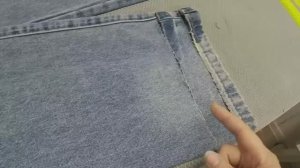 Сохраняем рваный край на джинсах - способ с разборкой боковых швов