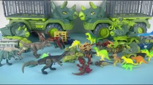 Обзор игрушечных динозавров и машинок!