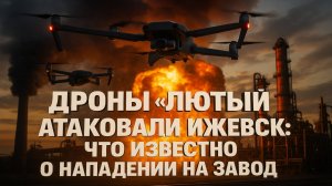 Дроны «Лютый» атаковали Ижевск: что известно о нападении на завод.